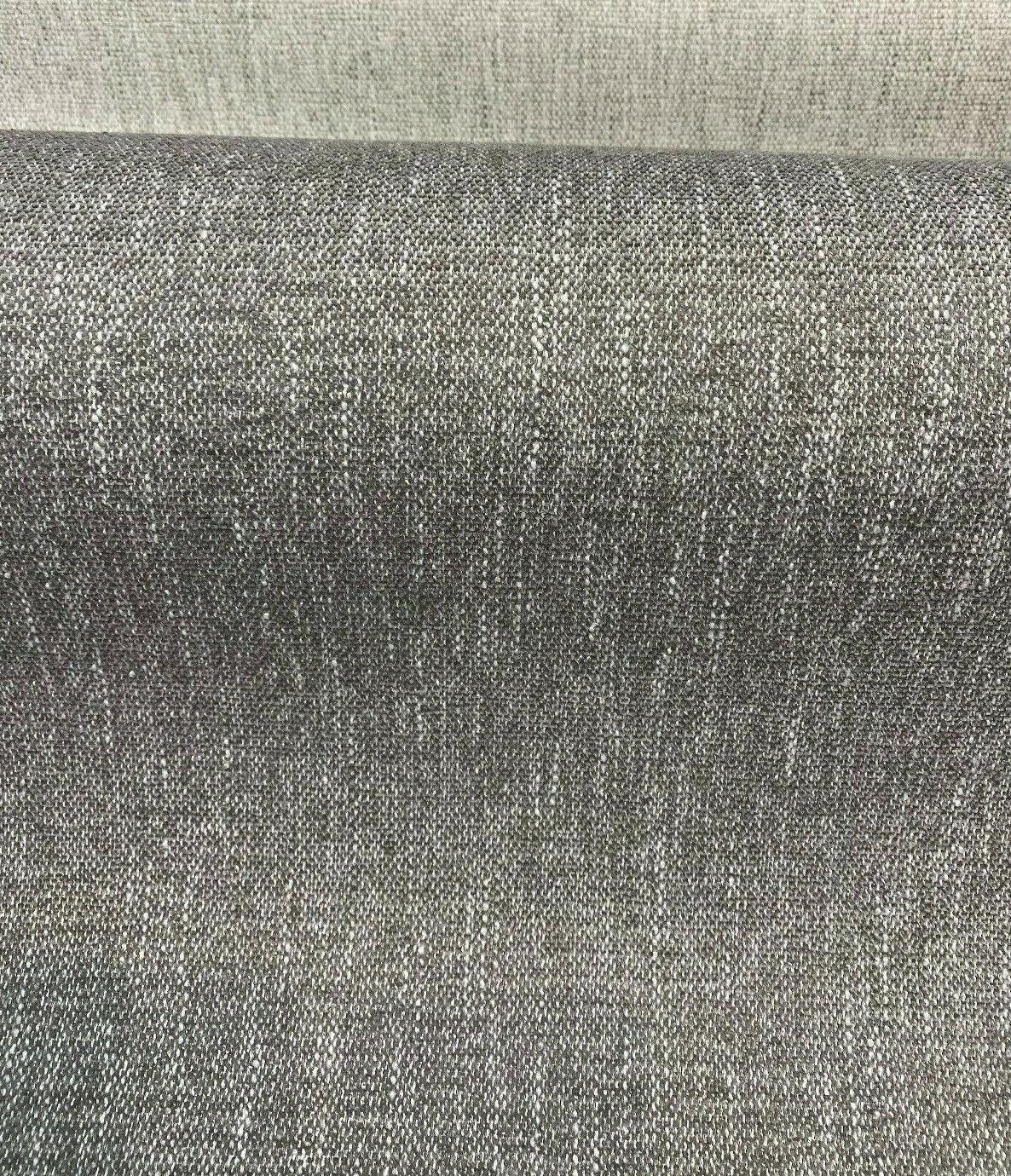 Avenger Gray Dolphin Tweed Soft Chenille Upholstery Fabric - Gray Tweed, 54" Width (1 Yard)