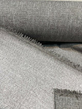 Avenger Gray Dolphin Tweed Soft Chenille Upholstery Fabric - Gray Tweed, 54" Width (1 Yard)