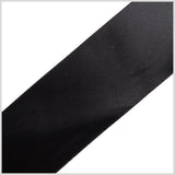 1.5" Black Single Face Satin Ribbon