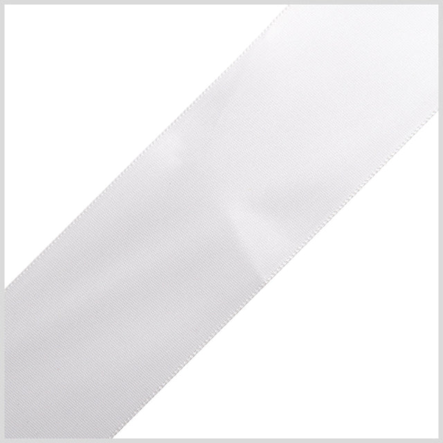 1.5" Millennium Silver Single Face Satin Ribbon