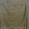 1 Yard Rose Gold Beaded Lace Fabric, Embroidered Polyester Mesh, 52" Wide,