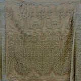 1 Yard Beaded Lace Fabric Embroidered on 100% Polyester Net Mesh – 52" Wide