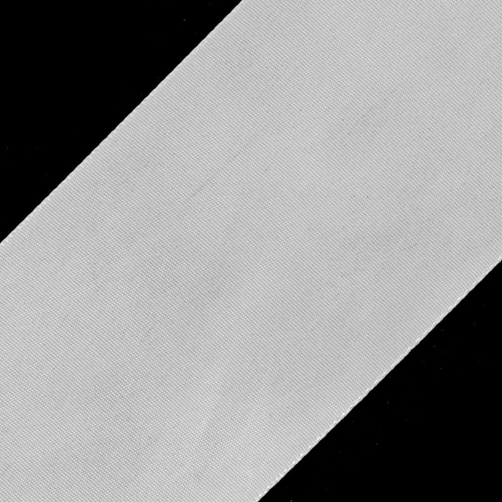 2.25" White Single Face Satin Ribbon