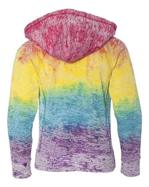 Girls’ Courtney Burnout V-Notch Hooded Sweatshirt