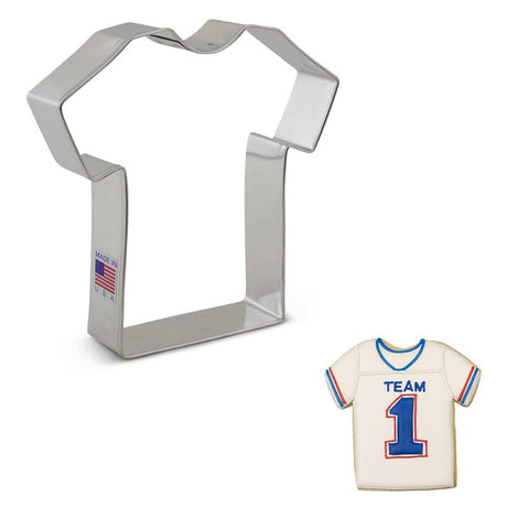 Ann Clark Large T Shirt Jersey Medical Scrub Shirt Cookie Cutter 4 3/8" x 4 3/8"