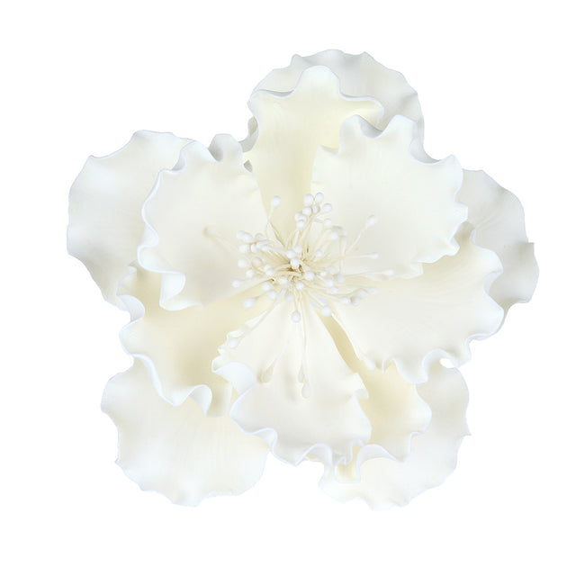 O'Creme White Peony Gumpaste Flowers - Set of 3