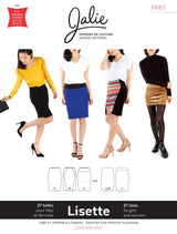 Sewing Pattern Lisette Pull-On Pencil Skirt by Jalie