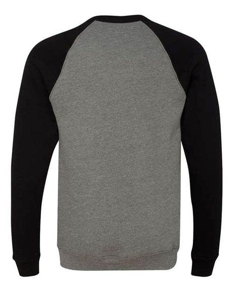 Unisex Sponge Fleece Raglan Crewneck Sweatshirt