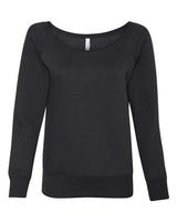 Women's Sponge Fleece Wide Neck Sweatshirt