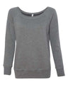 Women's Sponge Fleece Wide Neck Sweatshirt