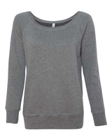 Women's Sponge Fleece Wide Neck Sweatshirt