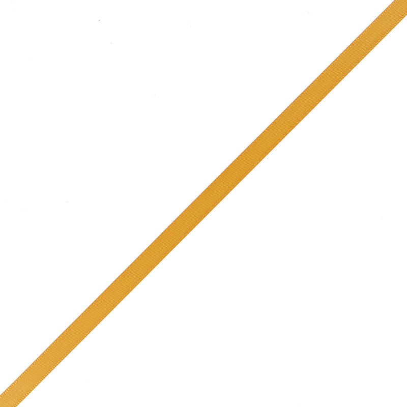 1/4" Yellow Gold Double Face Satin Ribbon