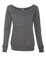 Women's Sponge Fleece Wide Neck Sweatshirt