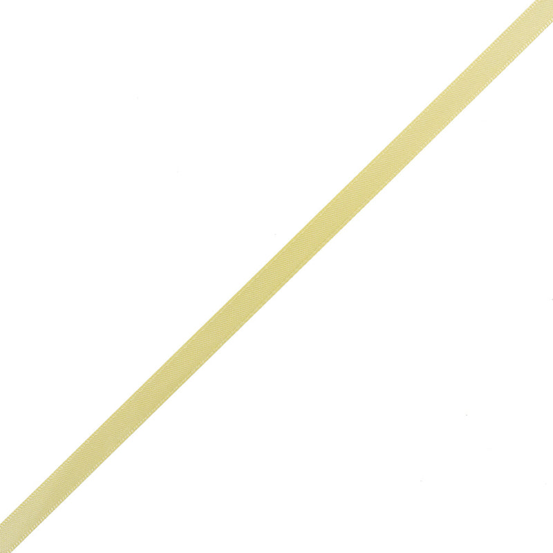 1/4" Maize Double Face Satin Ribbon