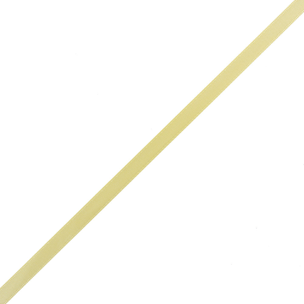 1/4" Maize Double Face Satin Ribbon