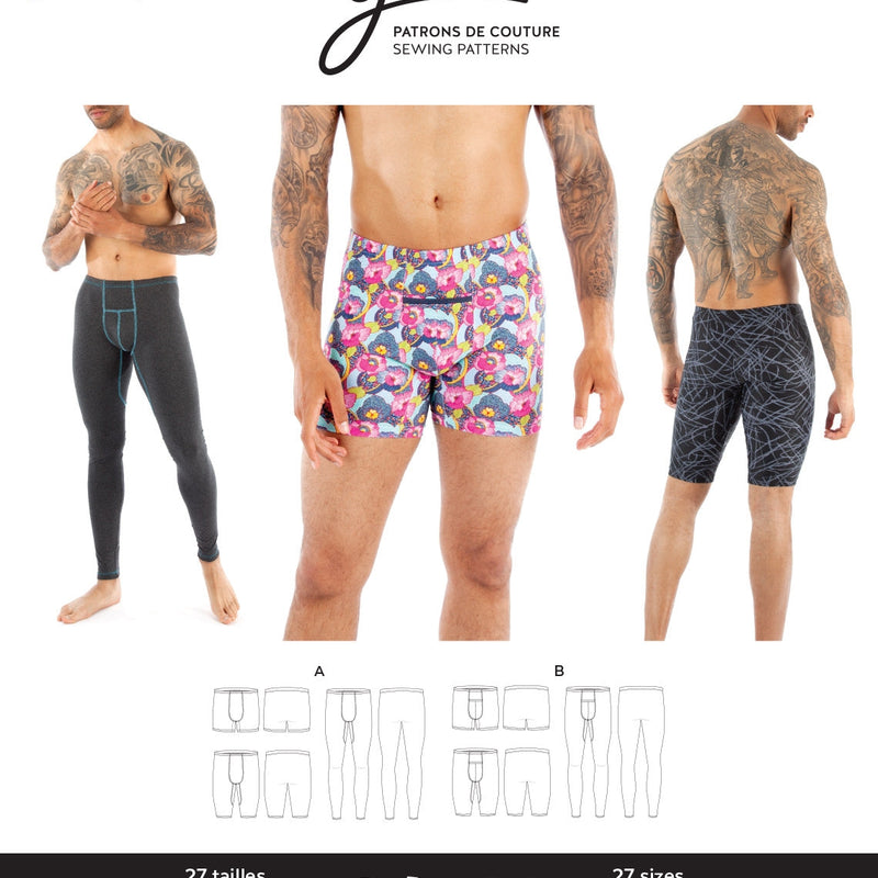 Sewing Pattern Gerald Underwear by Jalie