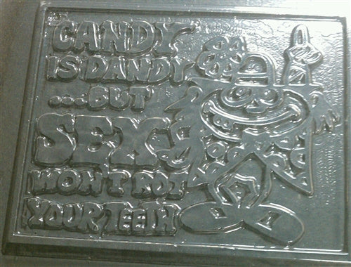 "Candy Is Dandy" Bar Chocolate Mold - ECX128