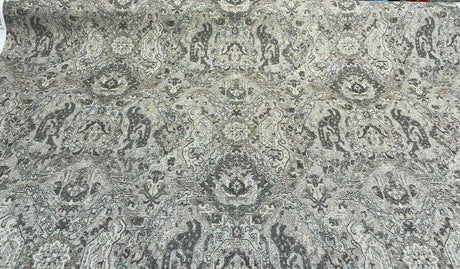 Beech Knoll Linen Rayon Fabric - Silver, Pale Blue Grey/Charcoal Grey/Pecan/Stone Grey, 54" Width (1 Yard)