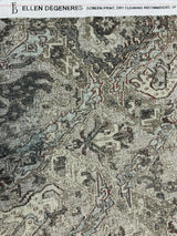 Beech Knoll Linen Rayon Fabric - Silver, Pale Blue Grey/Charcoal Grey/Pecan/Stone Grey, 54" Width (1 Yard)