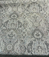 Beech Knoll Linen Rayon Fabric - Silver, Pale Blue Grey/Charcoal Grey/Pecan/Stone Grey, 54" Width (1 Yard)