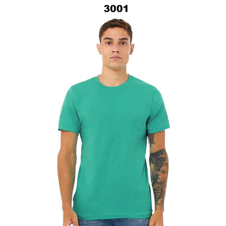 BELLA + CANVAS® Men’s Premium Jersey Crewneck Short Sleeve Tee for Everyday Wear