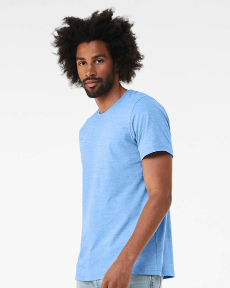 Image 1: Bella Canvas Men's Premium Jersey Crewneck TeeImage 2: Soft premium jersey men's t-shirtImage 3: Classic crewneck shirt by Bella CanvasImage 4: Blank men's tee for custom printingImage 5: Lightweight casual cotton apparelImage 6: Comfortable everyday men's shirt