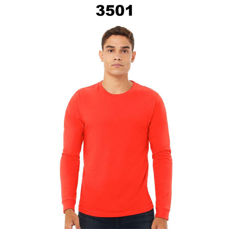 BELLA + CANVAS® Unisex Jersey Crewneck Long Sleeve Tee