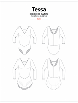 Sewing Pattern Tessa Long Sleeved Dress and Leotard by Jalie