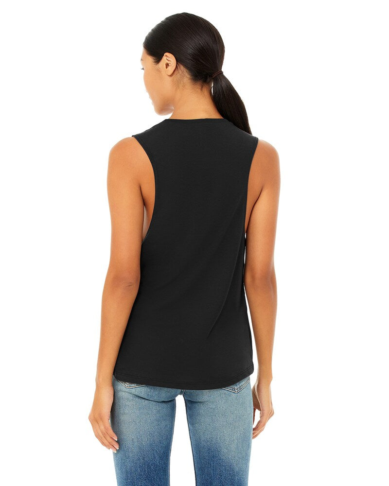 BELLA + CANVAS® Women's Sleeveless Flowy Scoop Muscle Tank - 8803