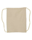 Mochila de lona con cordón