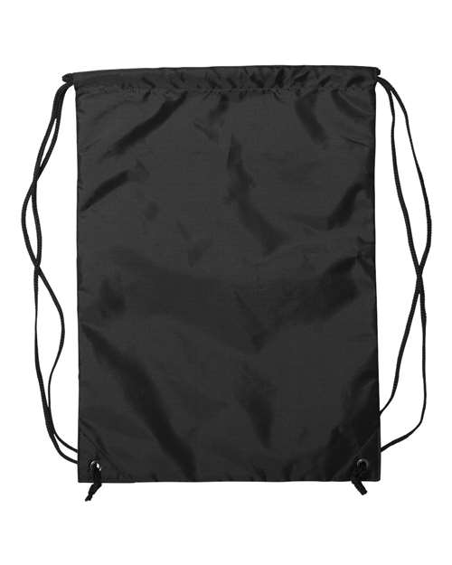 Zippered Drawstring Backpack