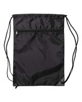 Zippered Drawstring Backpack