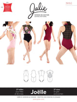Sewing Pattern Joelle Half Zip Leotard by Jalie