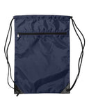 Mochila con cordón y cremallera