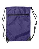 Mochila con cordón y cremallera