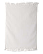 Fringed Cotton Velour Towel, 11 x 18