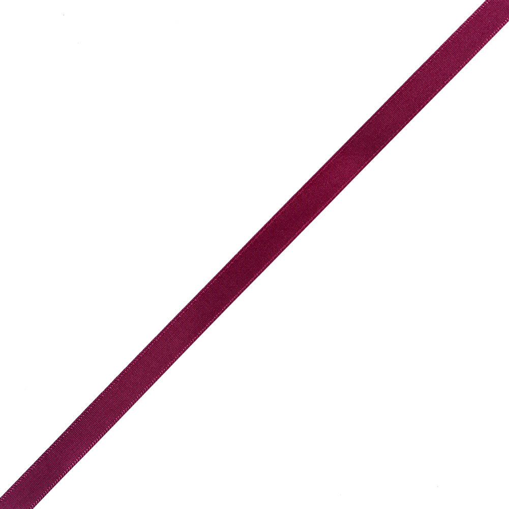3/8" Wine Double Face Satin Ribbon