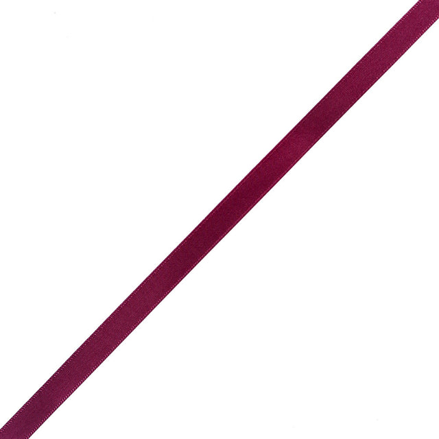 3/8" Wine Double Face Satin Ribbon