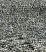 Fabricut Hampton Polyester Tweed Fabric - Indigo Blue With Silver Mix, 54" Width (1 Yard)