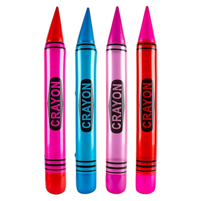 Inflatable Neon Crayons