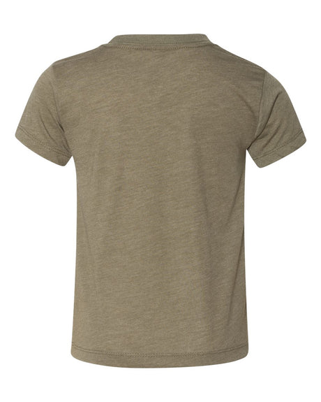 BELLA + CANVAS 12 Pack: Bella + Canvas - Toddler Jersey Short Sleeve Crewneck Tee in Blue Triblend