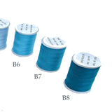 200 Yards Blue Polyester Thread Small Spool for Garment Repairs and DIY
