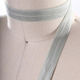 3 Yards 5/8" Moss Green Fold Over Elastic Face Mask Trim