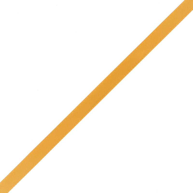 3/8" Yellow Gold Double Face Satin Ribbon
