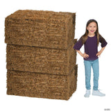 38 1/2" x 15 1/2" Bulk 3 Pc. Collapsible Plastic Faux Hay Bales