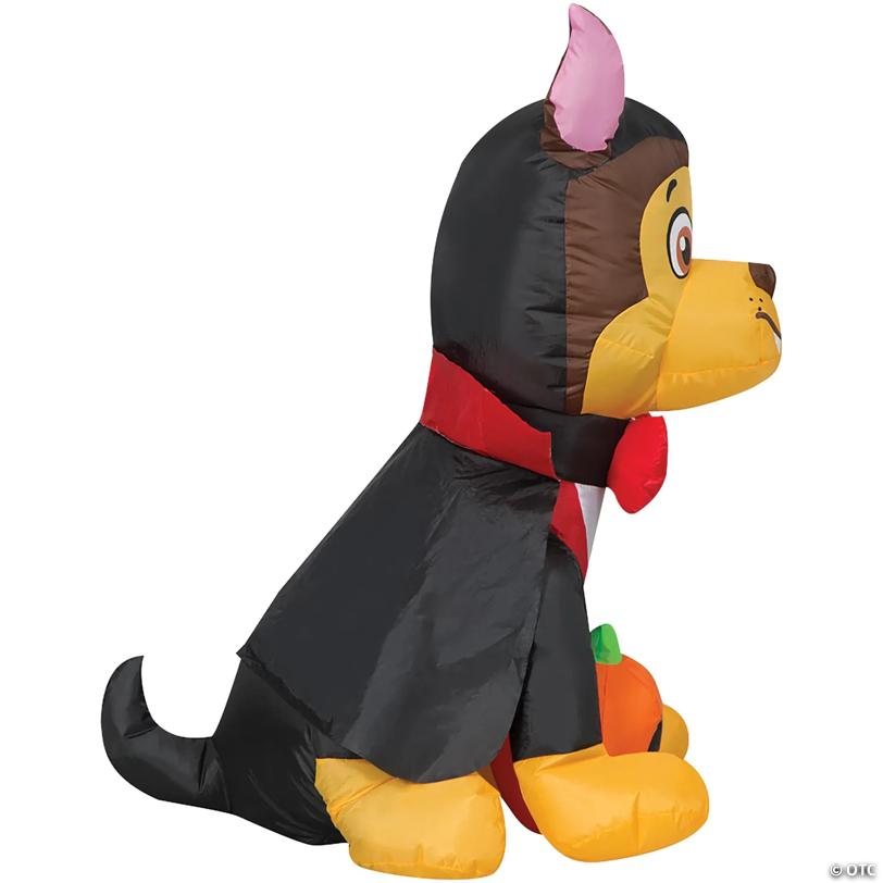 38" Blow-Up Inflatable PAW Patrol Chase as Vampire with Built-In LED Lights Outdoor Yard Decoration