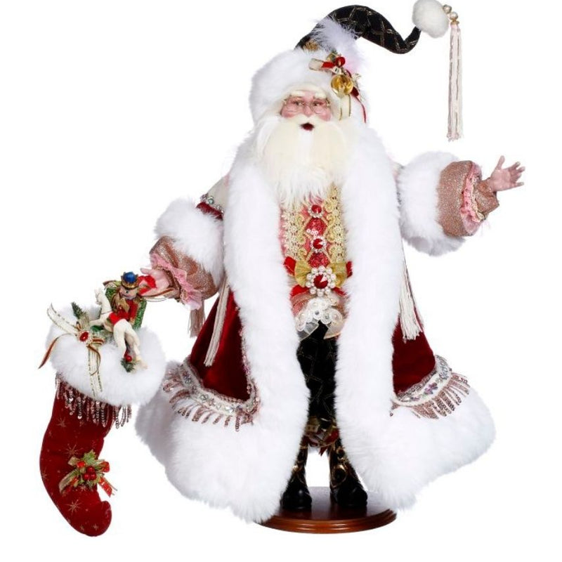 27" Santa with Stocking - Mark Roberts