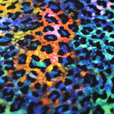 Jungle Fever Nylon Spandex Fabric - Multi-Color Leopard Print, 58/60" Width (1 Yard)