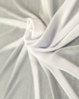Sheer Polyester Chiffon Off White
