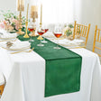 Velvet Table Runner 13x108 Emerald Green